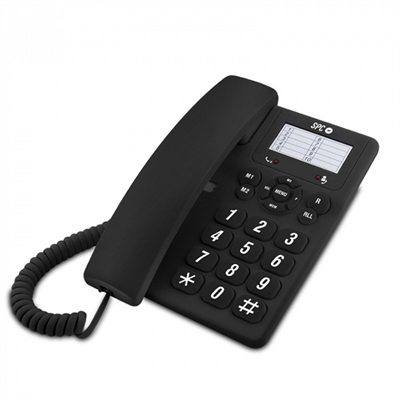 Spc 3602b Telefono Original 3m Ml Lcd Negro